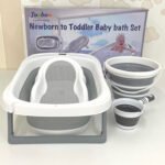 Junbon Newborn to Toddler Baby Bath Set - 4 PCs - Image 2