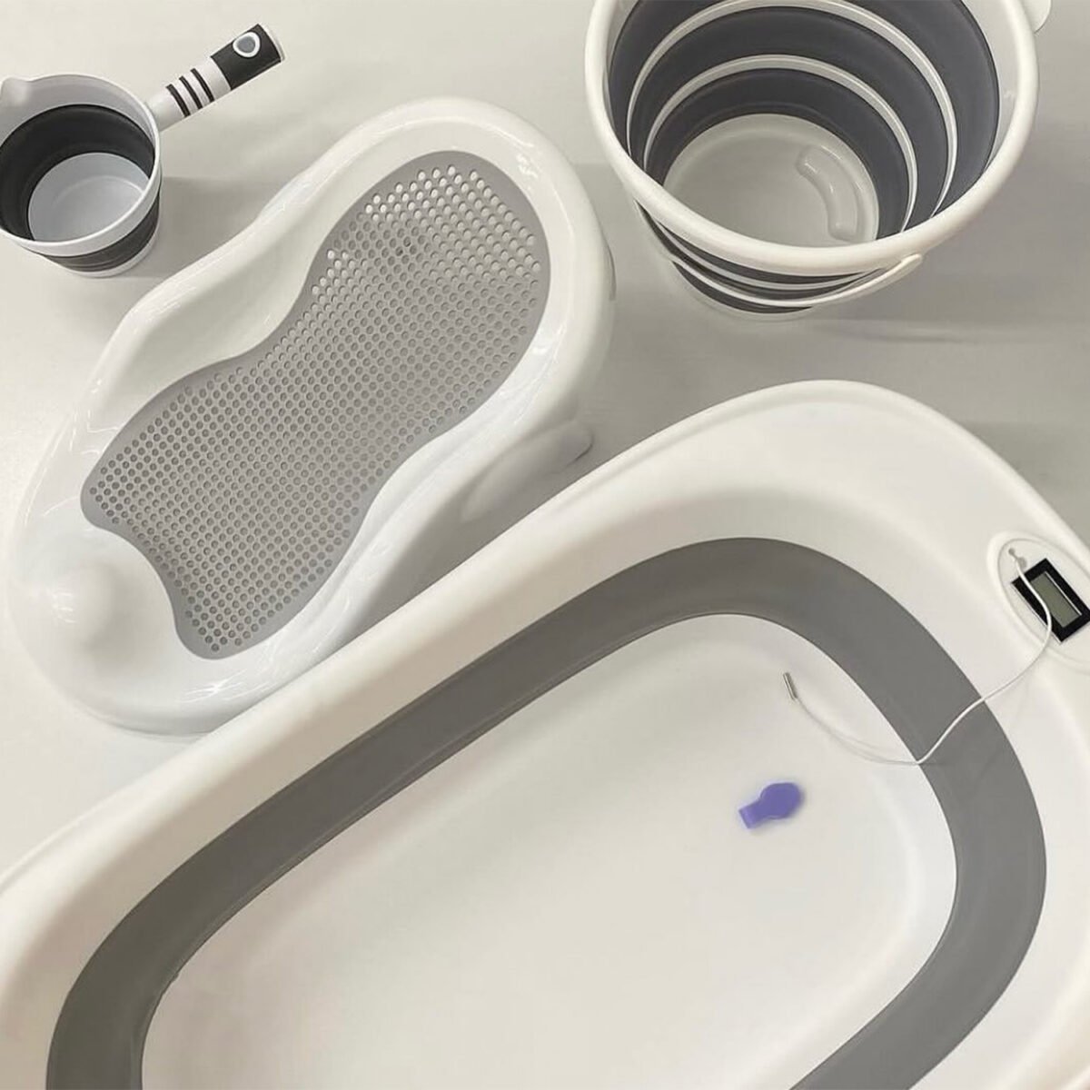 Junbon Newborn to Toddler Baby Bath Set - 4 PCs - Image 3