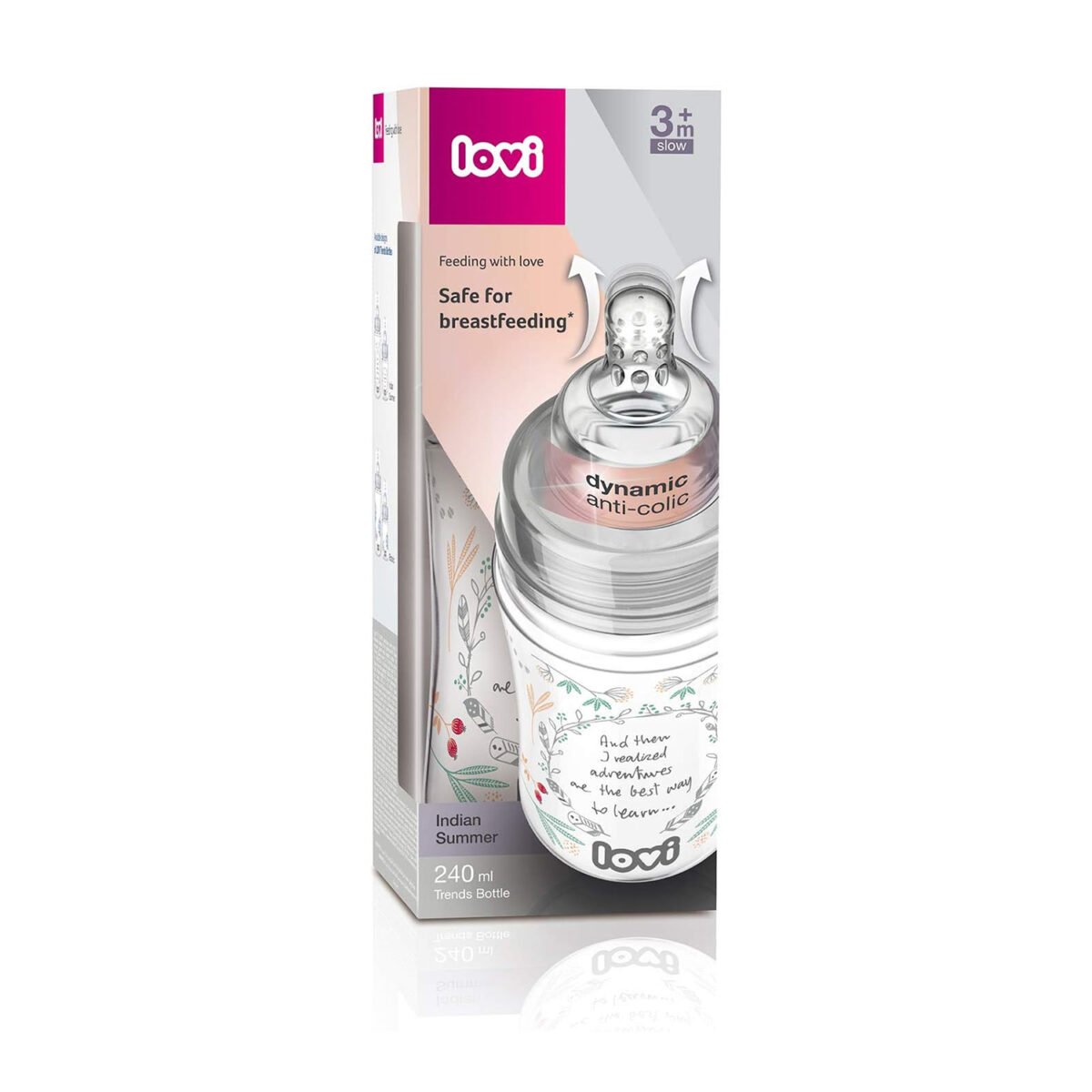 Lovi Indian Summer Bottle 3m+ 240ml - Image 3