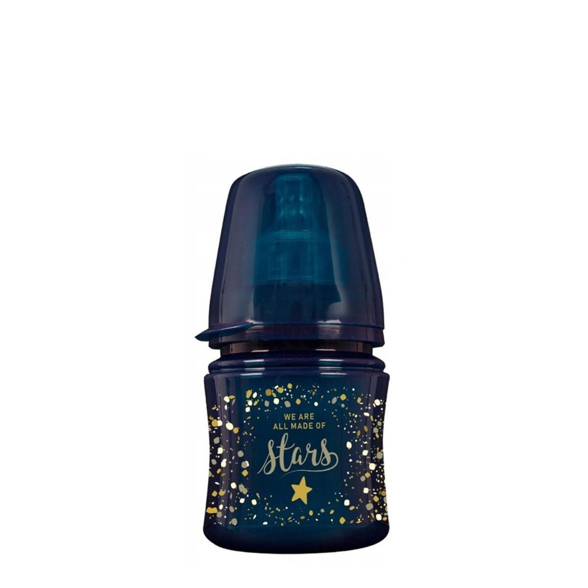 Lovi Stardust 120ml for Newborns For tiny tummies and big dreams. A soft nipple, anti-colic design, and space-inspired look.
