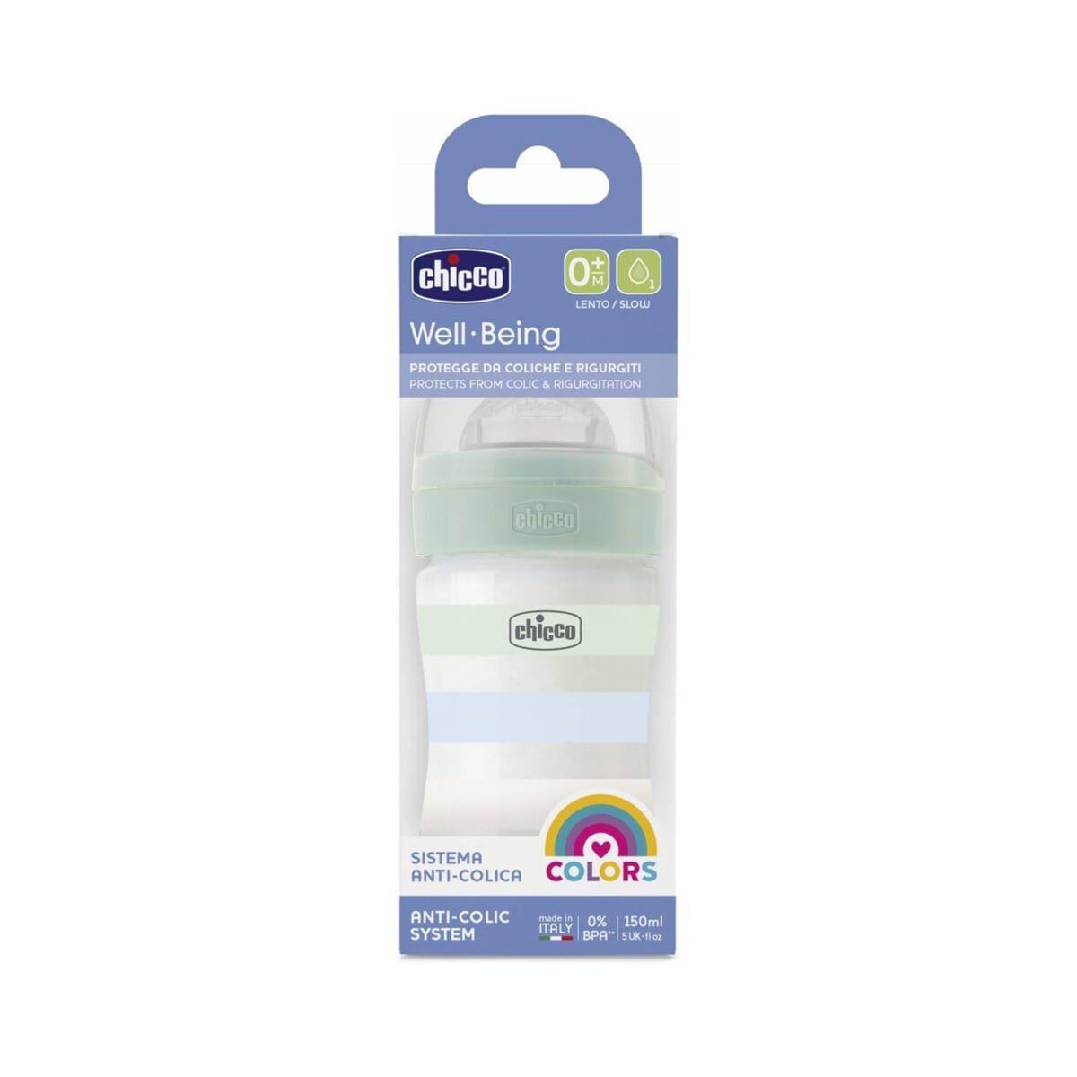 Chicco Well-Being Bottle 150ml 0m+ - Image 2