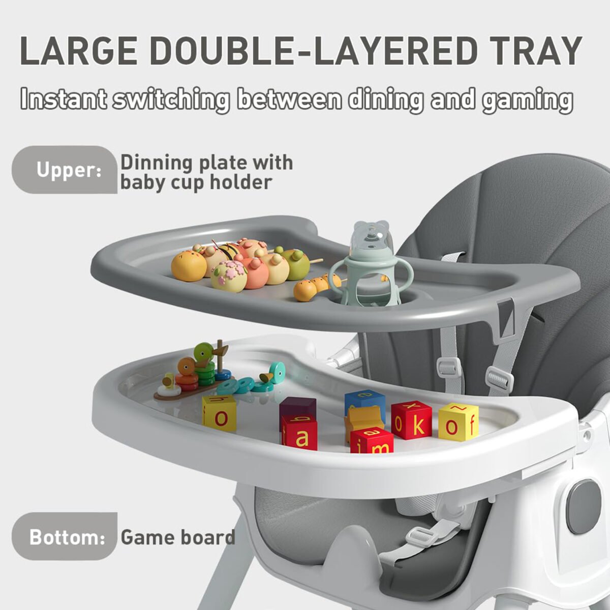 Kidilo Convertible High Chair E560 - Image 30