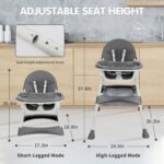 Kidilo Convertible High Chair E560 - Image 32