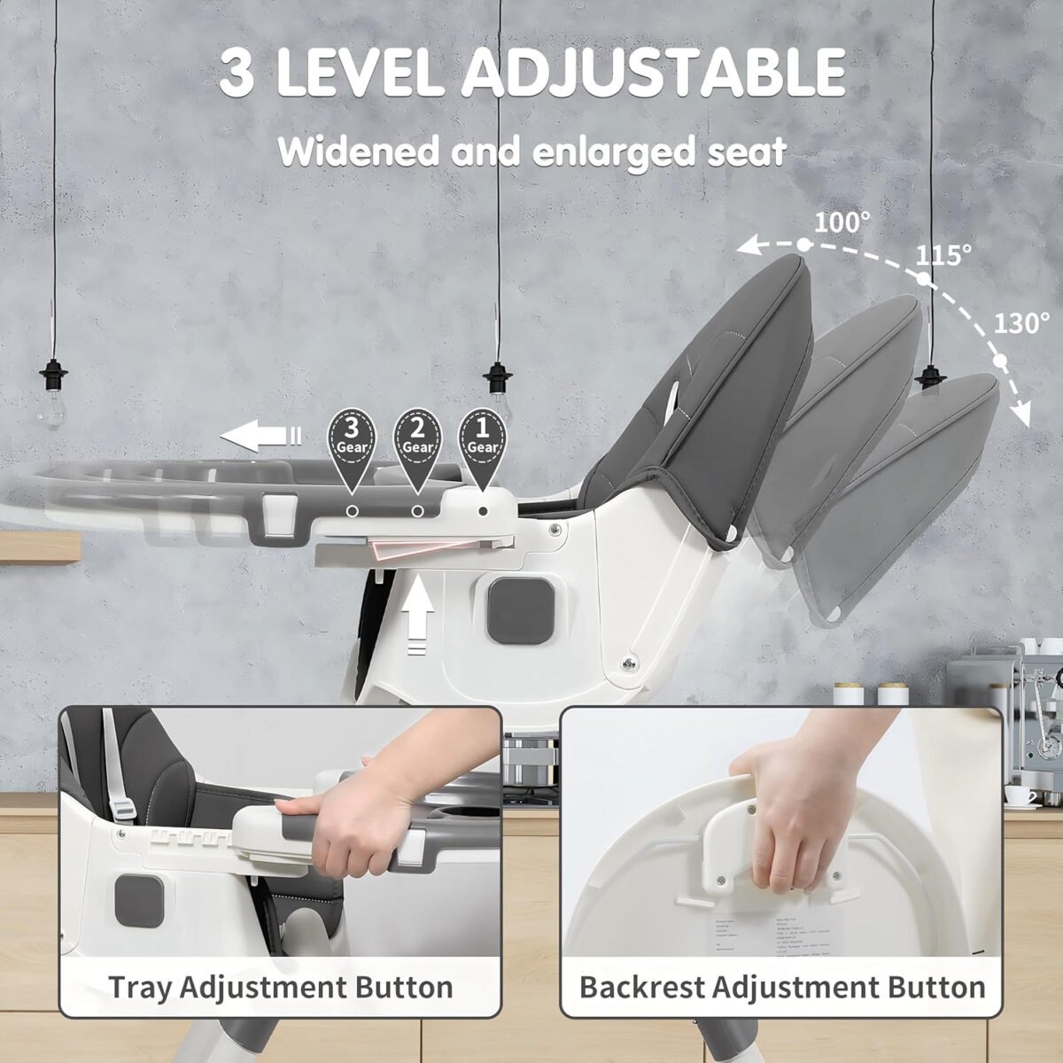 Kidilo Convertible High Chair E560 - Image 33