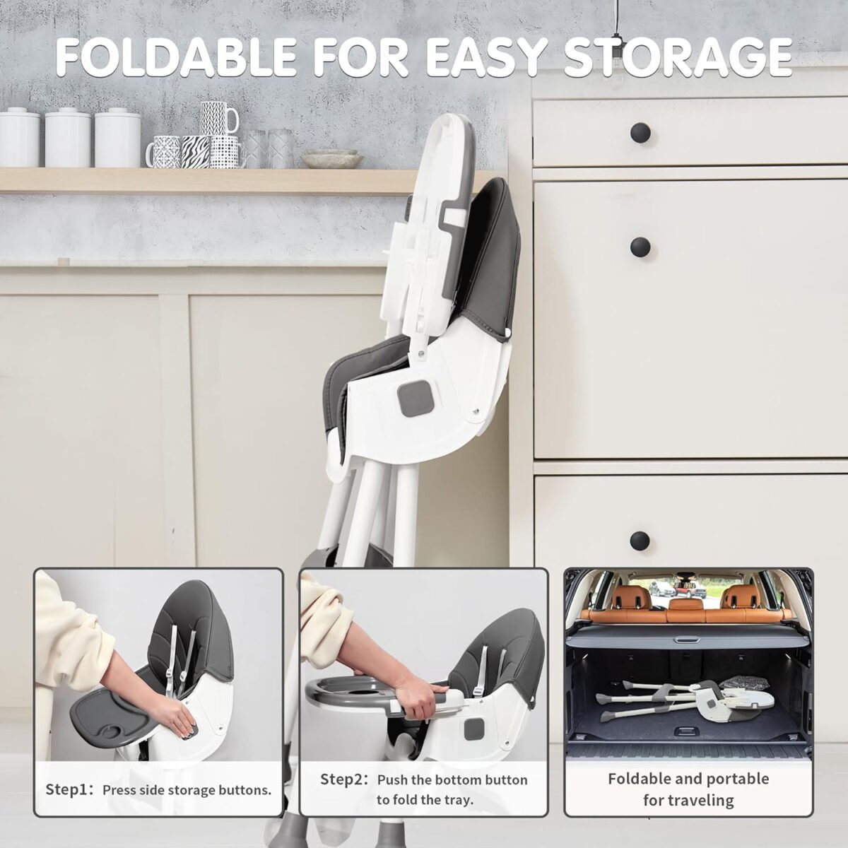Kidilo Convertible High Chair E560 - Image 34