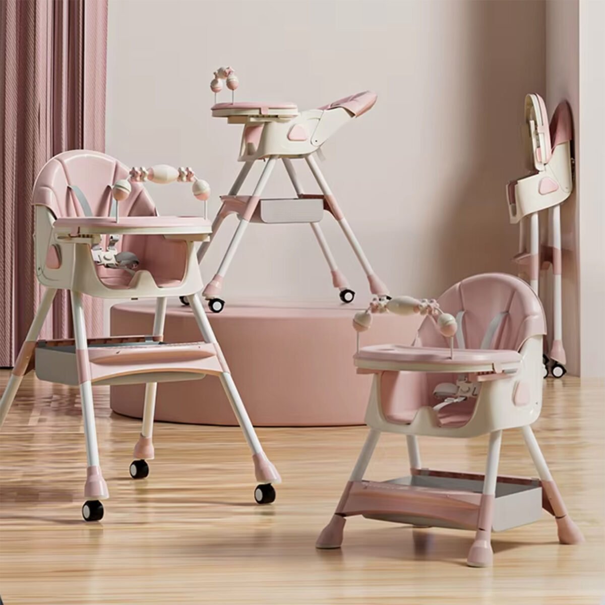 Kidilo Convertible High Chair E560 - Image 36
