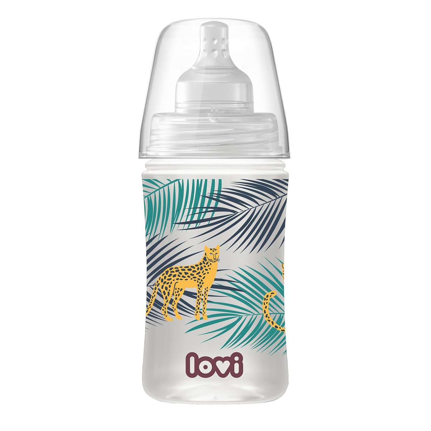 Lovi Jungle Vibes Baby Bottle 250ml – Leak-Proof Design