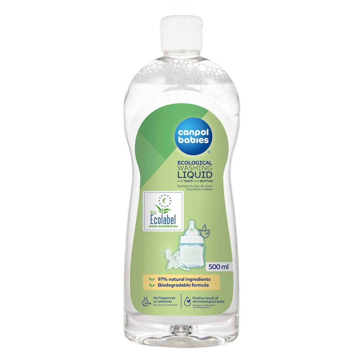 Canpol Bottle , tough on residue! Eco-friendly formula that keeps baby’s feeding accessories clean and safe every day.-minimore