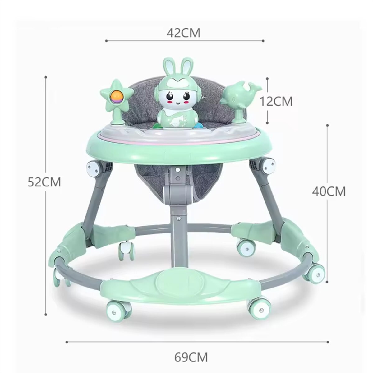 3 In 1 Baby Walker with Music & Lights - Image 3