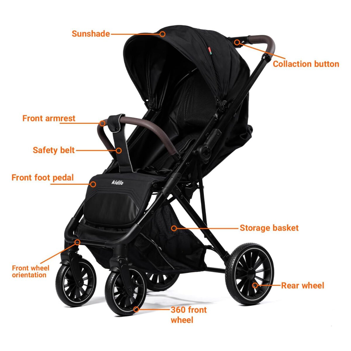 Kidilo 6530 Stroller - Image 8