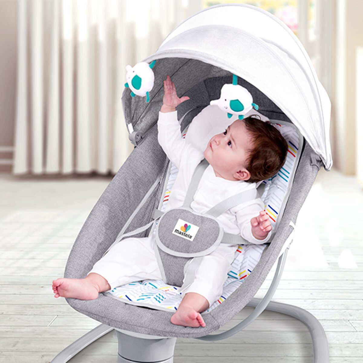 Mastela Deluxe Multi Functional 3in1 Baby Bassinet - Image 5