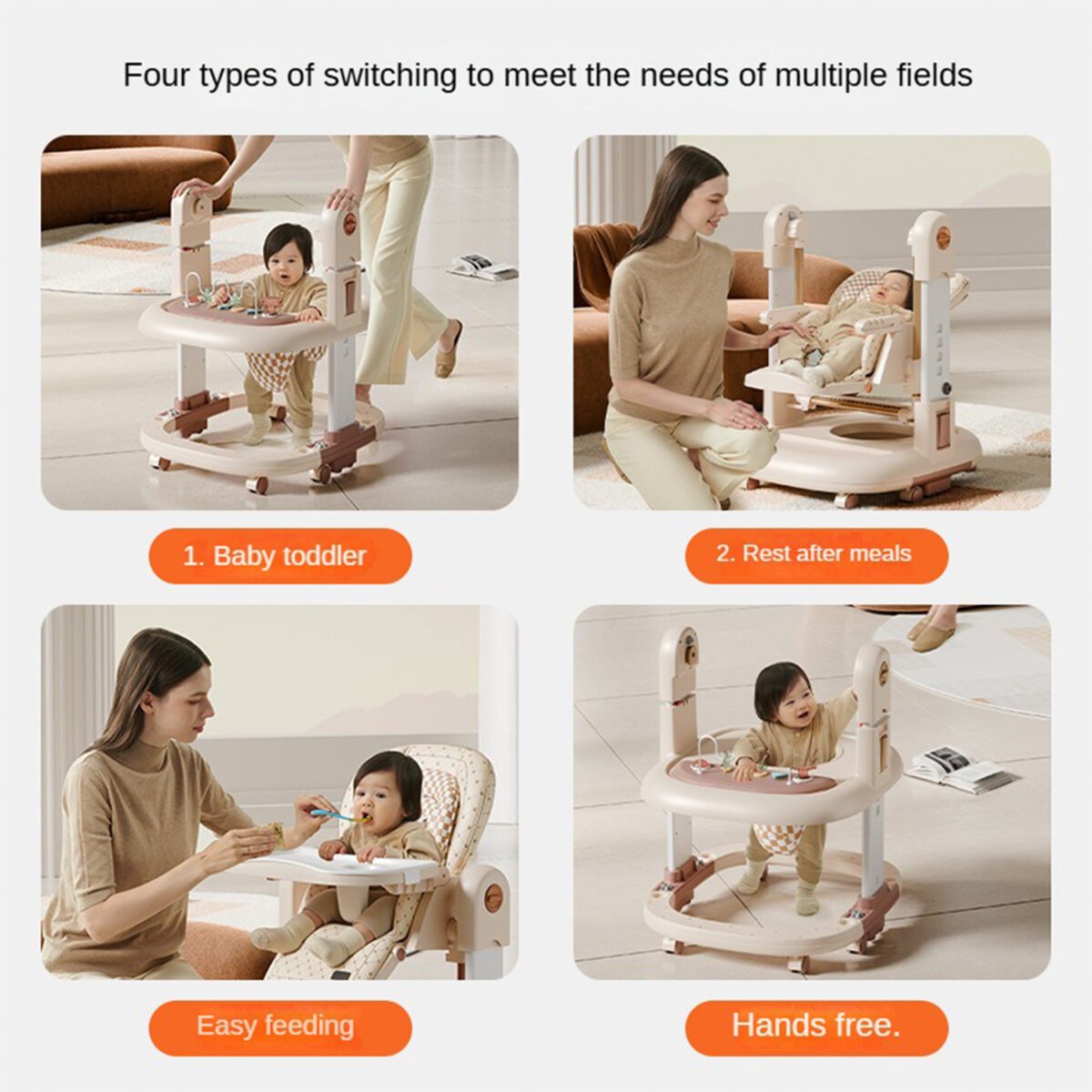Umbrella 3in1 Multifunctional High Chair - Image 8