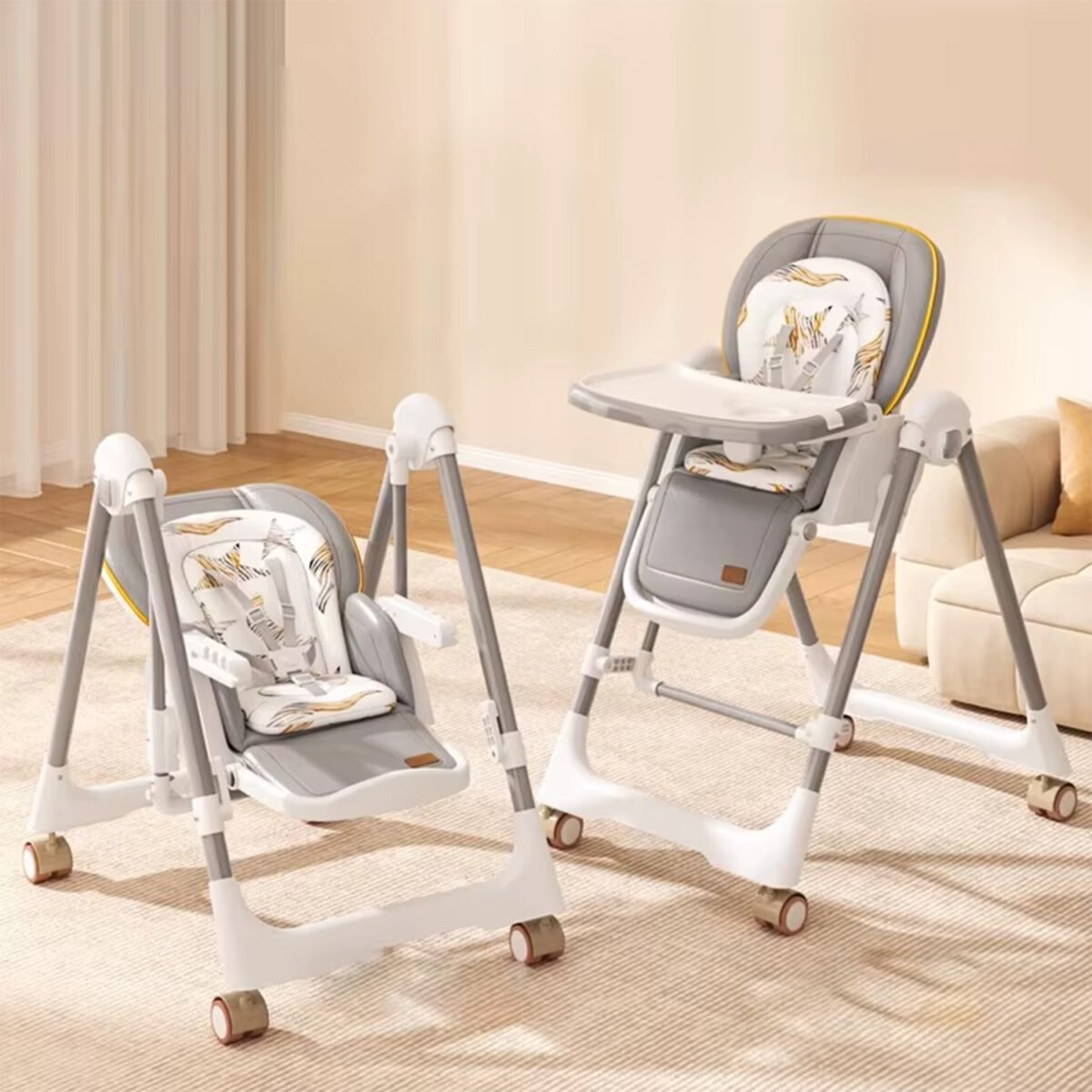 Umbrella Multifunctional High Chair with Swing 4in1 - Image 16
