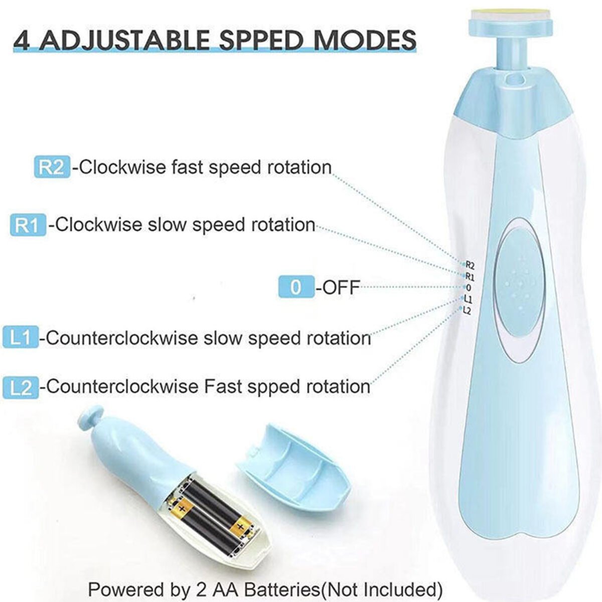 Baby Electric Nail Trimmer - Image 7