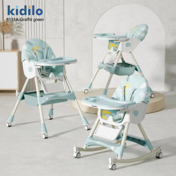 Kidilo 8131A Rocking High Chair