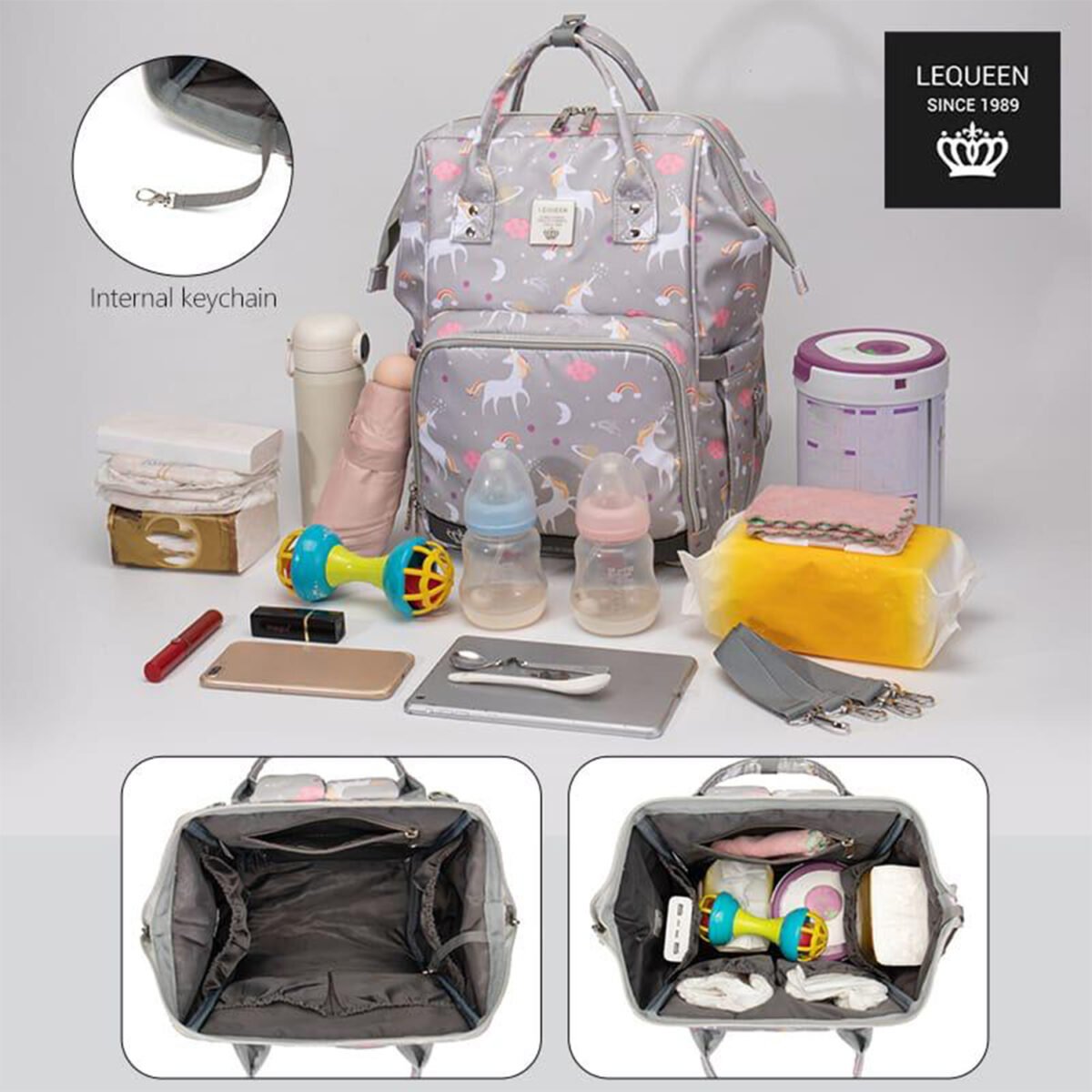 Lequeen Diaper Bag – Diamond 7th Edition – Single - Image 2