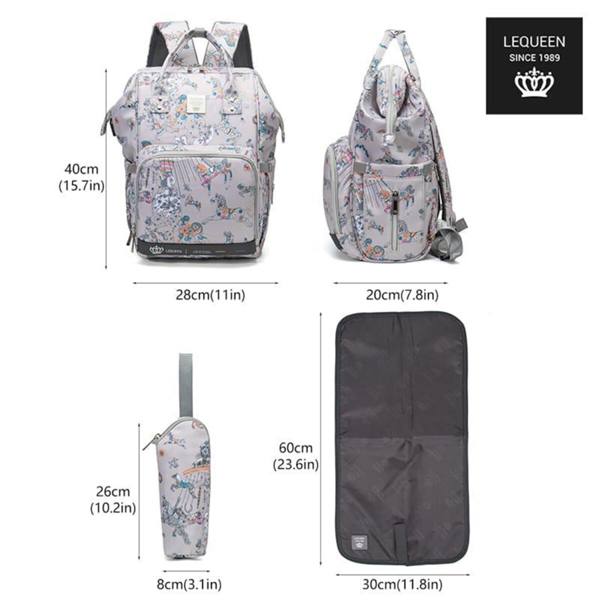 Lequeen Diaper Bag – Diamond 7th Edition – Single - Image 14