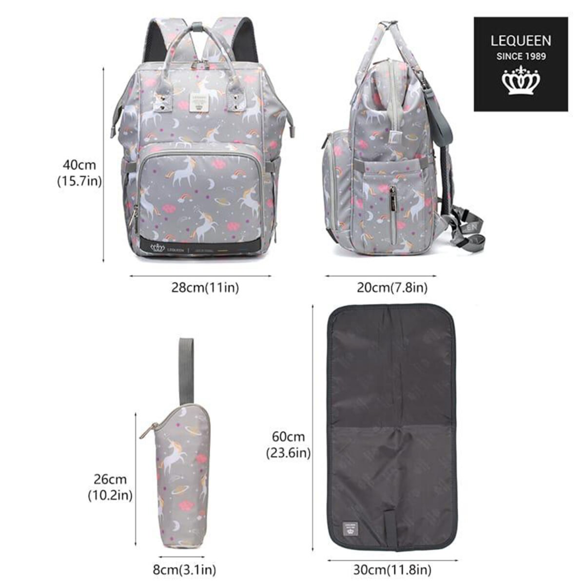 Lequeen Diaper Bag – Diamond 7th Edition – Single - Image 4