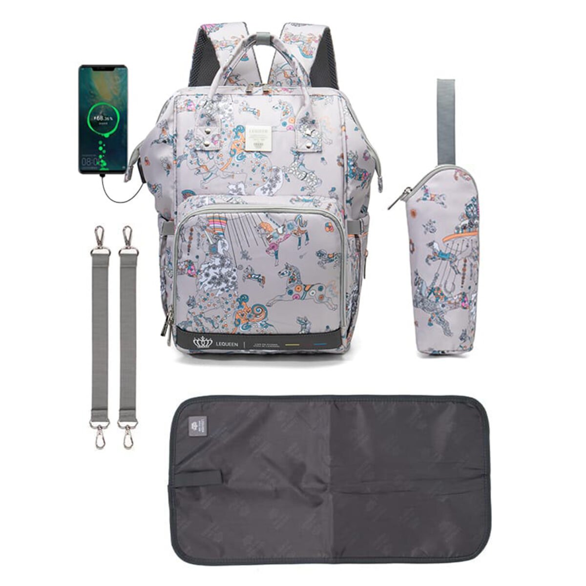 Lequeen Diaper Bag – Diamond 7th Edition – Single - Image 10