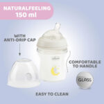 Chicco Natural Feeling Baby Glass Bottle 150ml 0m+ - Image 6