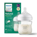 Philips Avent 0m+ 120ml Natural Response Glass Baby Bottle