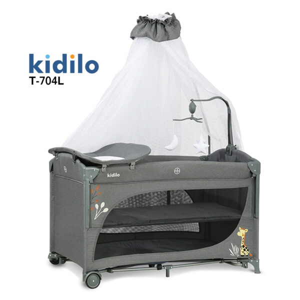 Kidilo T-704L Multifunctional Baby Bed + Play Pen