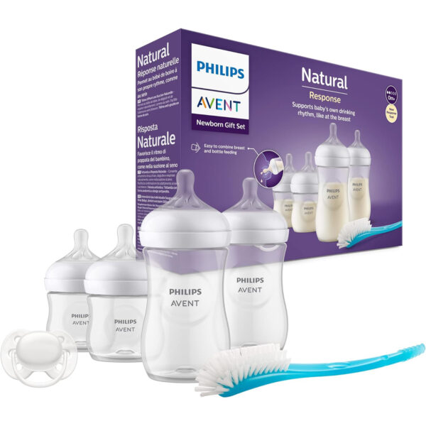 Philips Avent Natural Response Newborn Gift Set 0m+ 6Pcs