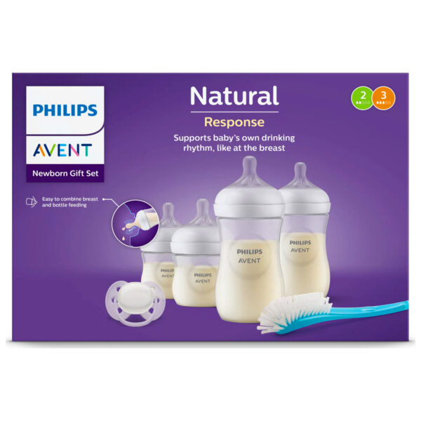 Philips Avent Natural Response Newborn Gift Set 0m+ 6Pcs