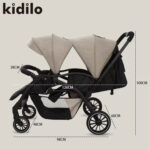 Kidilo LB200 Twins Stroller - Image 4
