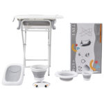 Foldable Baby Bathtub Set 7in1