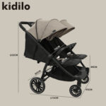 Kidilo LB100 Twins Stroller - Image 3