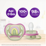 Philips Avent 0-6m Ultra Air Soother 2PCs – Girlish - Image 3