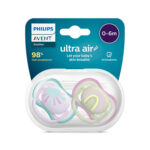 Philips Avent 0-6m Ultra Air Soother 2PCs – Girlish - Image 2