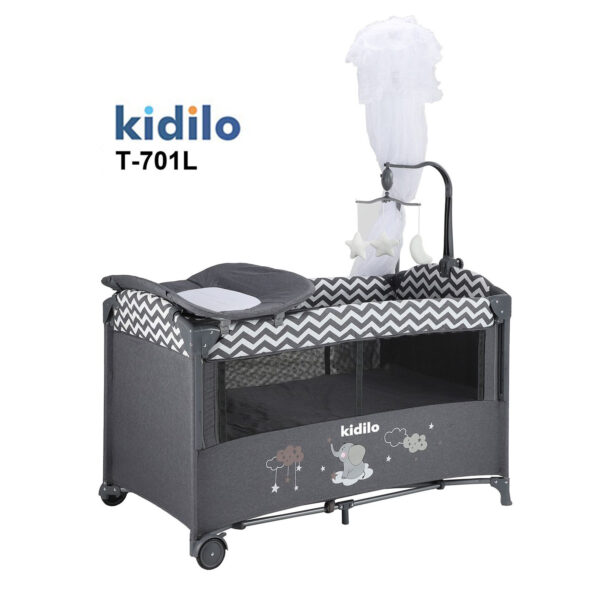 Kidilo T-701L Multifunctional Baby Bed + Play Pen