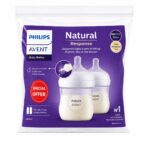 Philips Avent Natural Response Baby Bottles – 2 pack 0m+ 125ml - Image 2