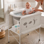 Junbon 2in1 Foldable Baby Bath & Changing Table - Image 4