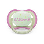 Philips Avent 0-6m Ultra Air Nighttime Soother 2PCs – Girlish - Image 3