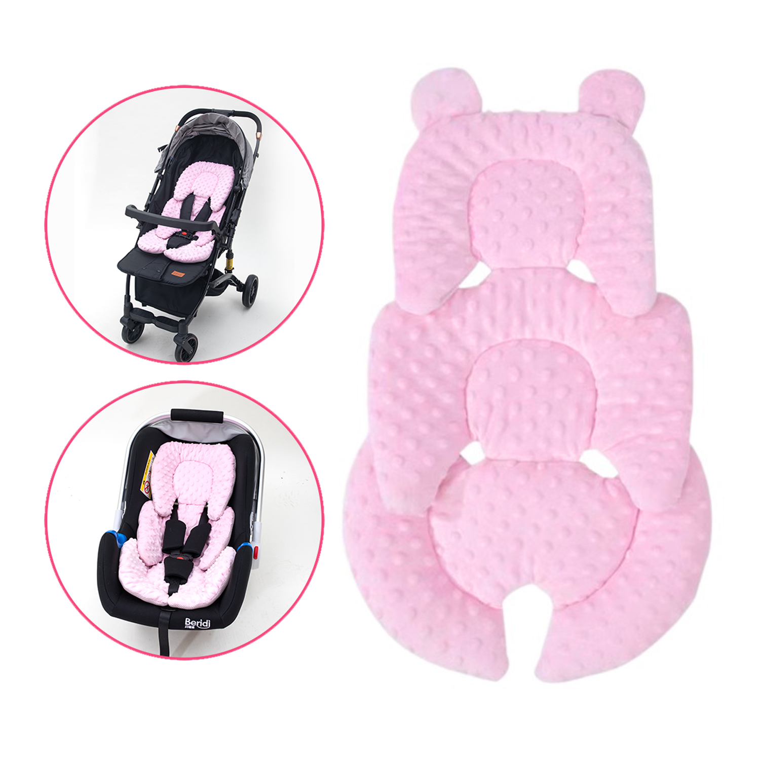 Universal 2-in-1 Reversible Baby Stroller Cushion Universal 2-in-1 Reversible Baby Stroller Cushion - Image 1