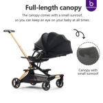 baobaohao V16 Foldable Mini Baby Stroller - Image 6