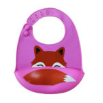 Baby Silicone Bib with Pocket 6m+ - Image 5