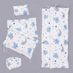 Padded Baby Crib Side Bumpers - Image 2