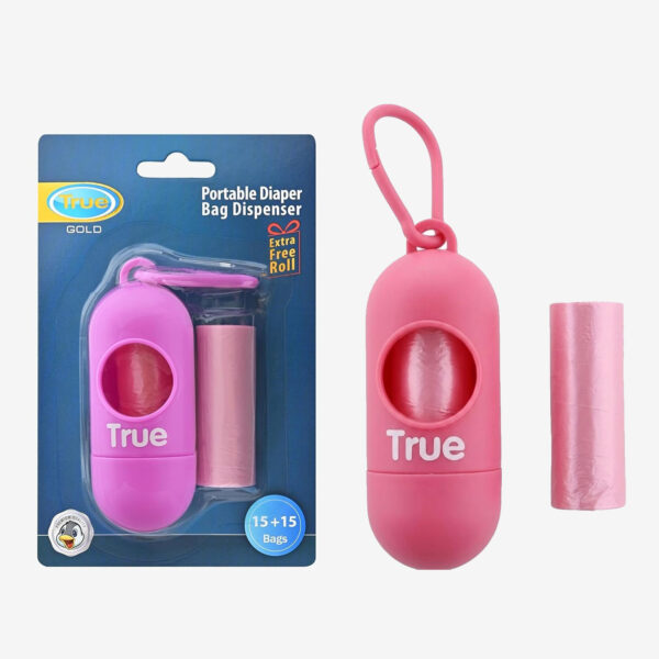 True Portable Diaper Bag Dispenser 30 Bags