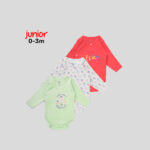 Junior 0–3M High Organic Cotton Long Sleeve Kimono Set - Image 6