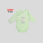 Junior 0–3M High Organic Cotton Long Sleeve Kimono Set - Image 7
