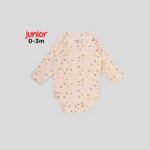 Junior 0–3M High Organic Cotton Long Sleeve Kimono Set - Image 2