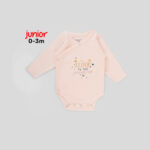 Junior 0–3M High Organic Cotton Long Sleeve Kimono Set - Image 3