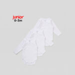 Junior 0–3M High Organic Cotton Long Sleeve Kimono Set - Image 10