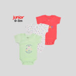 Junior 0–3M High Organic Cotton Short Sleeve Kimono Set - Image 11