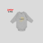 Junior 6-9M High Organic Cotton Long Sleeve Bodysuit Set - Image 2