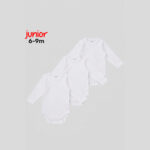 Junior 6-9M High Organic Cotton Long Sleeve Bodysuit Set - Image 12